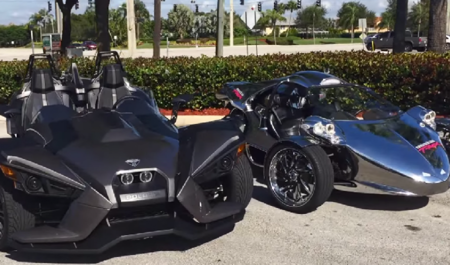 Video Polaris Slingshot vs Campagna TRex