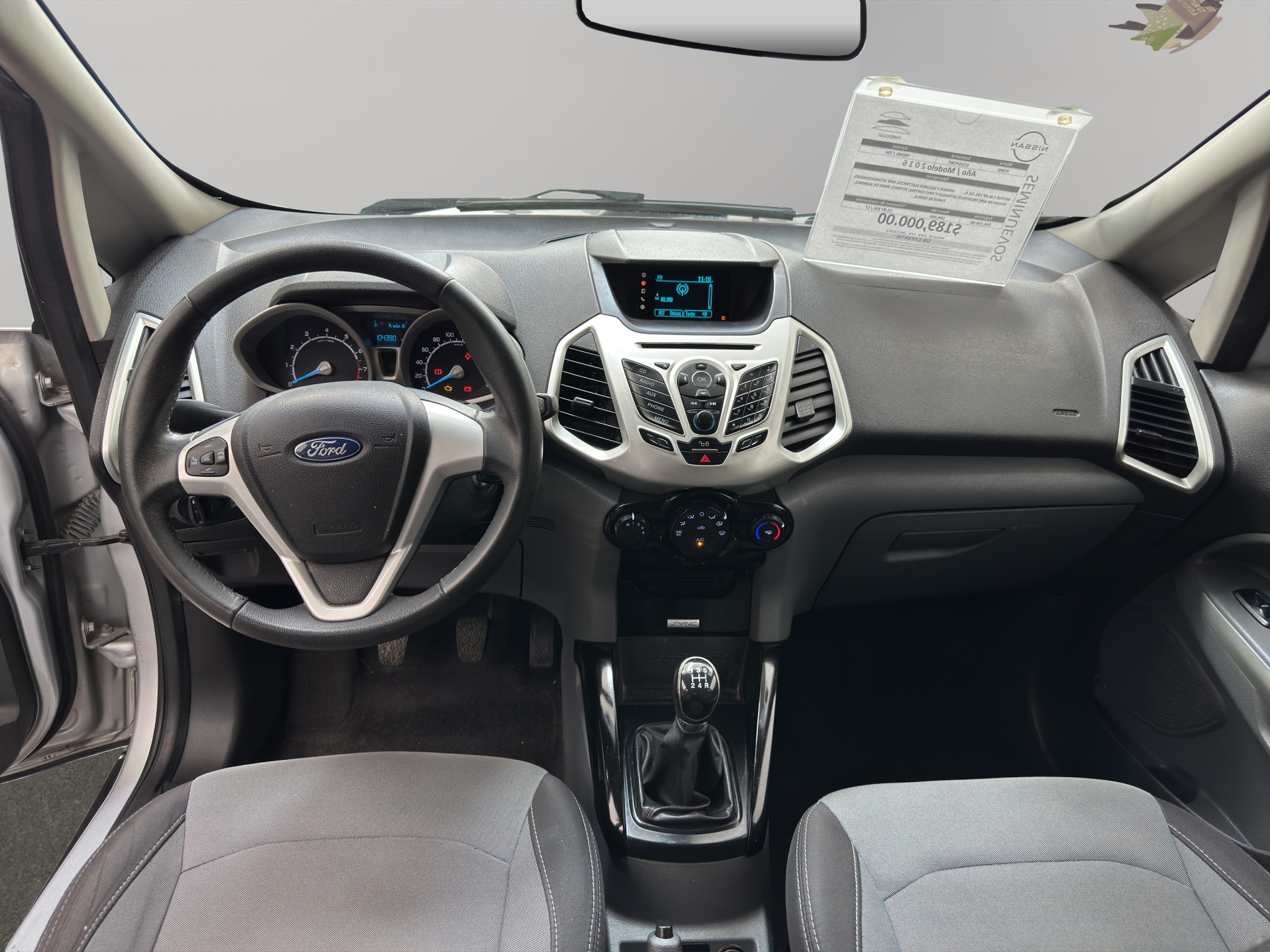 Ford EcoSport  5 pts. Trend, TM5, a/ac., RA-16 2016