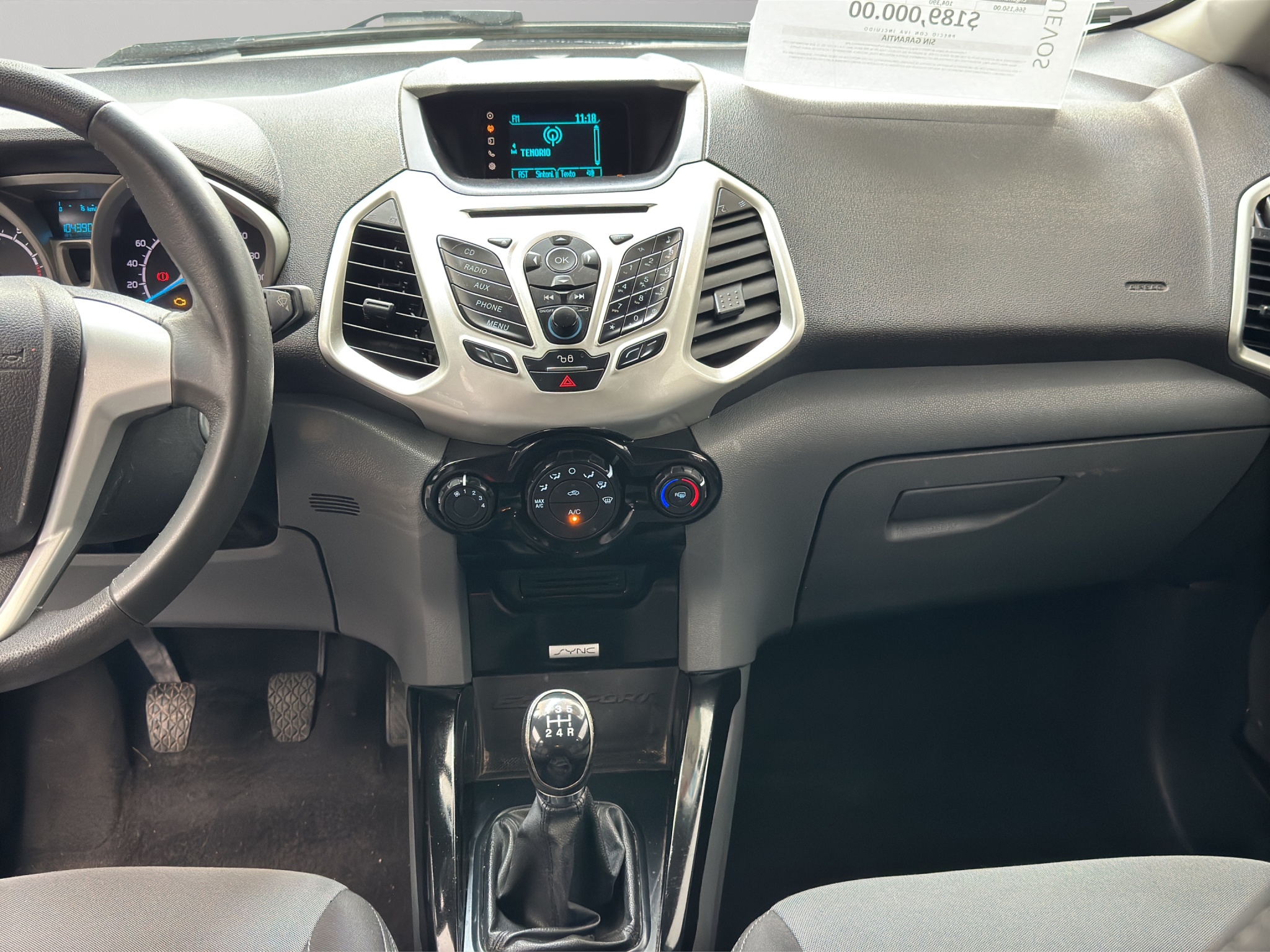 Ford EcoSport  5 pts. Trend, TM5, a/ac., RA-16 2016