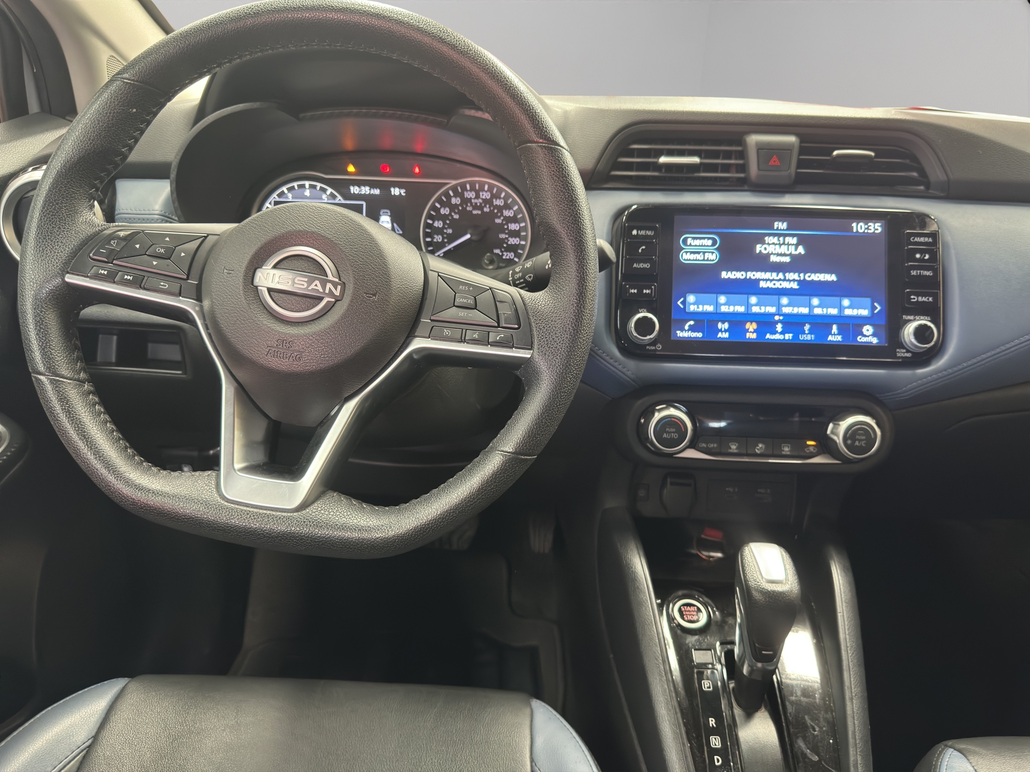 Nissan Versa 4 pts. Exclusive, CVT, a/ac. Aut., piel, f. niebla, f. led, RA-17 2024