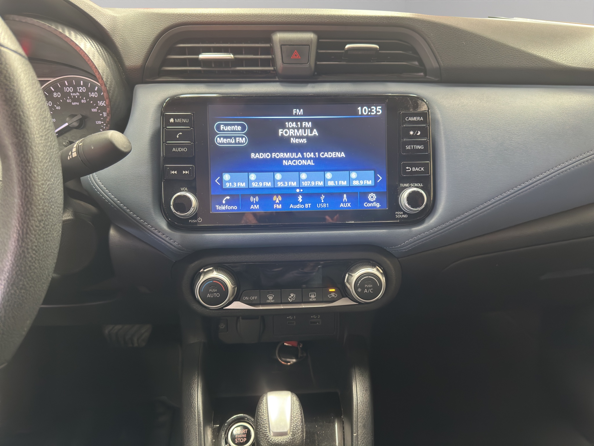Nissan Versa 4 pts. Exclusive, CVT, a/ac. Aut., piel, f. niebla, f. led, RA-17 2024