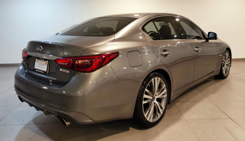 Infiniti Q50 4 pts. HEV, V6, TA, GPS, sist. de autofrenado, RA-19 2021