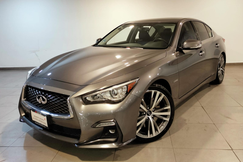 Infiniti Q50 4 pts. HEV, V6, TA, GPS, sist. de autofrenado, RA-19 2021