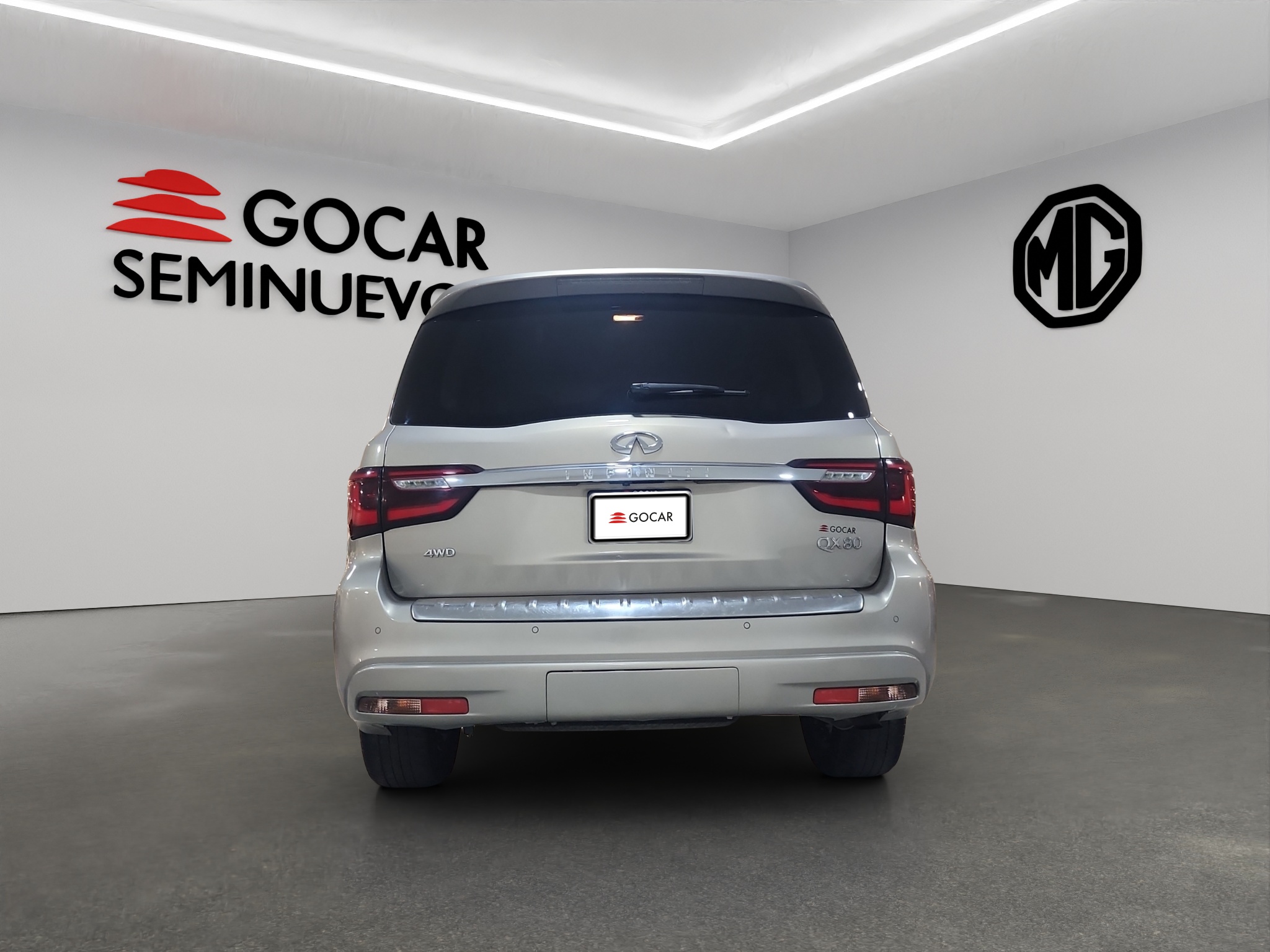 Infiniti QX80 VUD 4x4 5 pts. Sensory Plus, V8, TA, piel perforada, QC, DVD, s. Bose, f. led, 7 y 8 pas., RA-22 (línea anterior) 2020