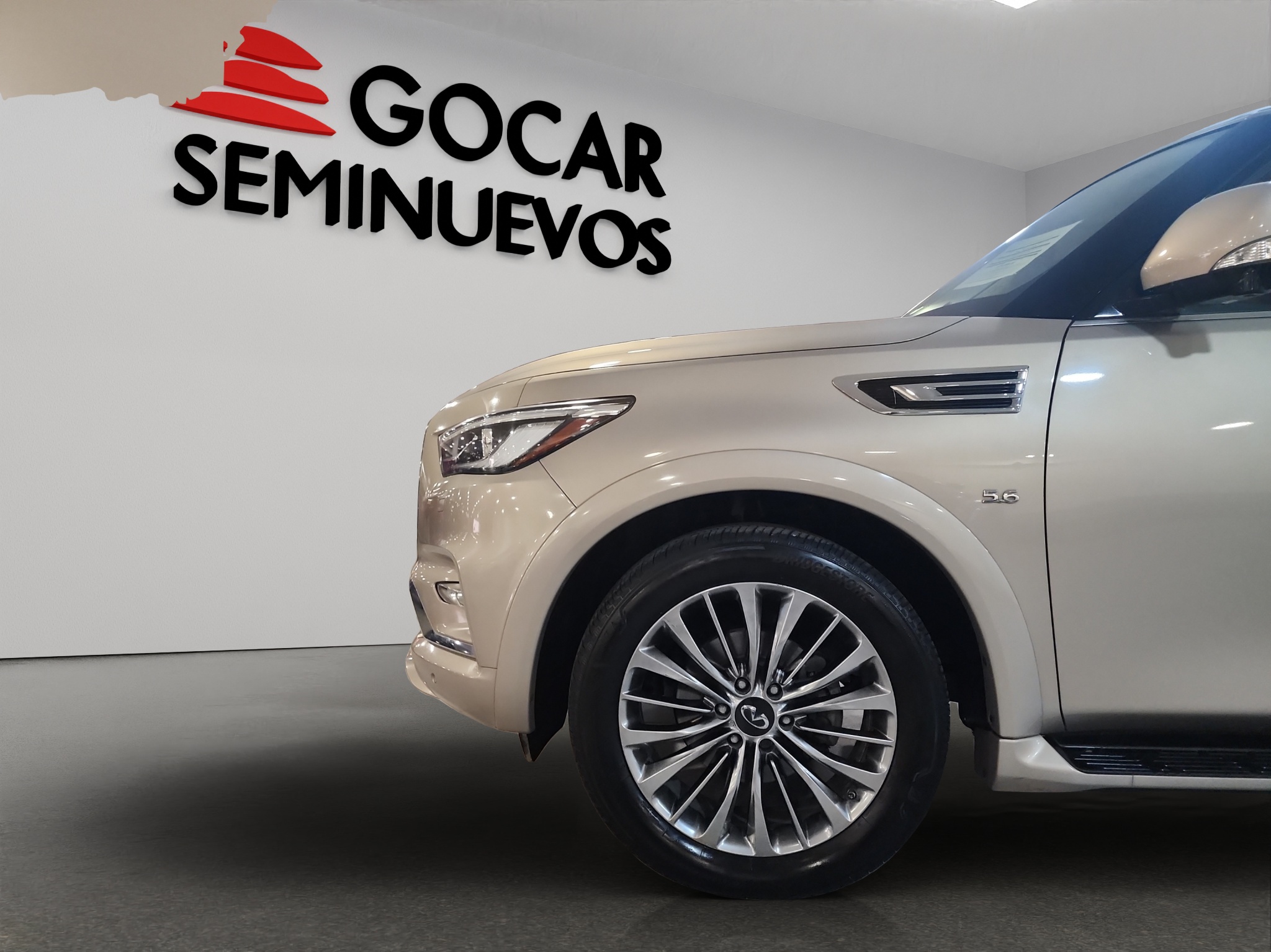 Infiniti QX80 VUD 4x4 5 pts. Sensory Plus, V8, TA, piel perforada, QC, DVD, s. Bose, f. led, 7 y 8 pas., RA-22 (línea anterior) 2020