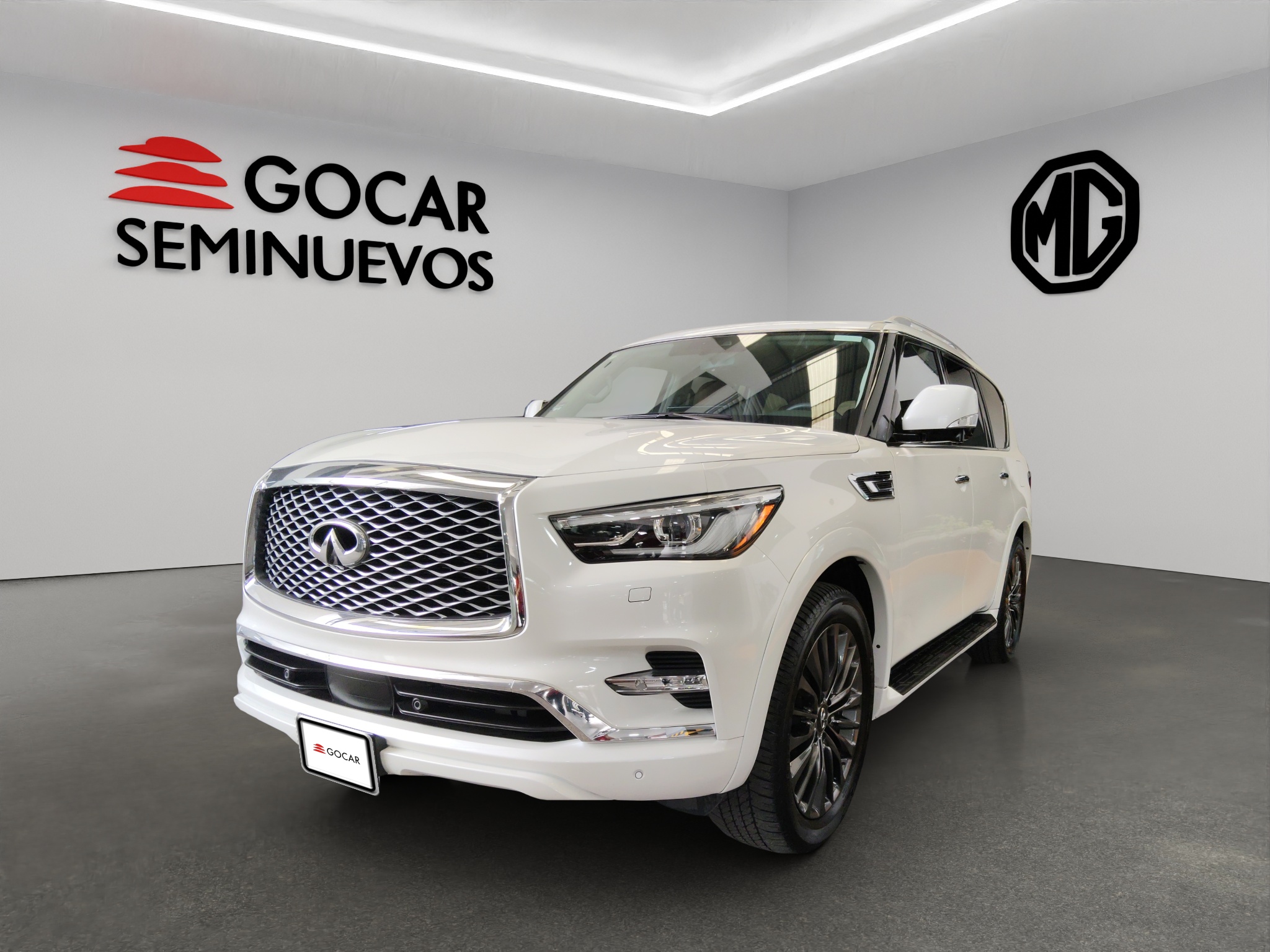Infiniti QX80  4x4 5 pts. V8, TA, piel, QC, s. Bose, 7 y 8 pas., RA-22 (línea anterior) 2024