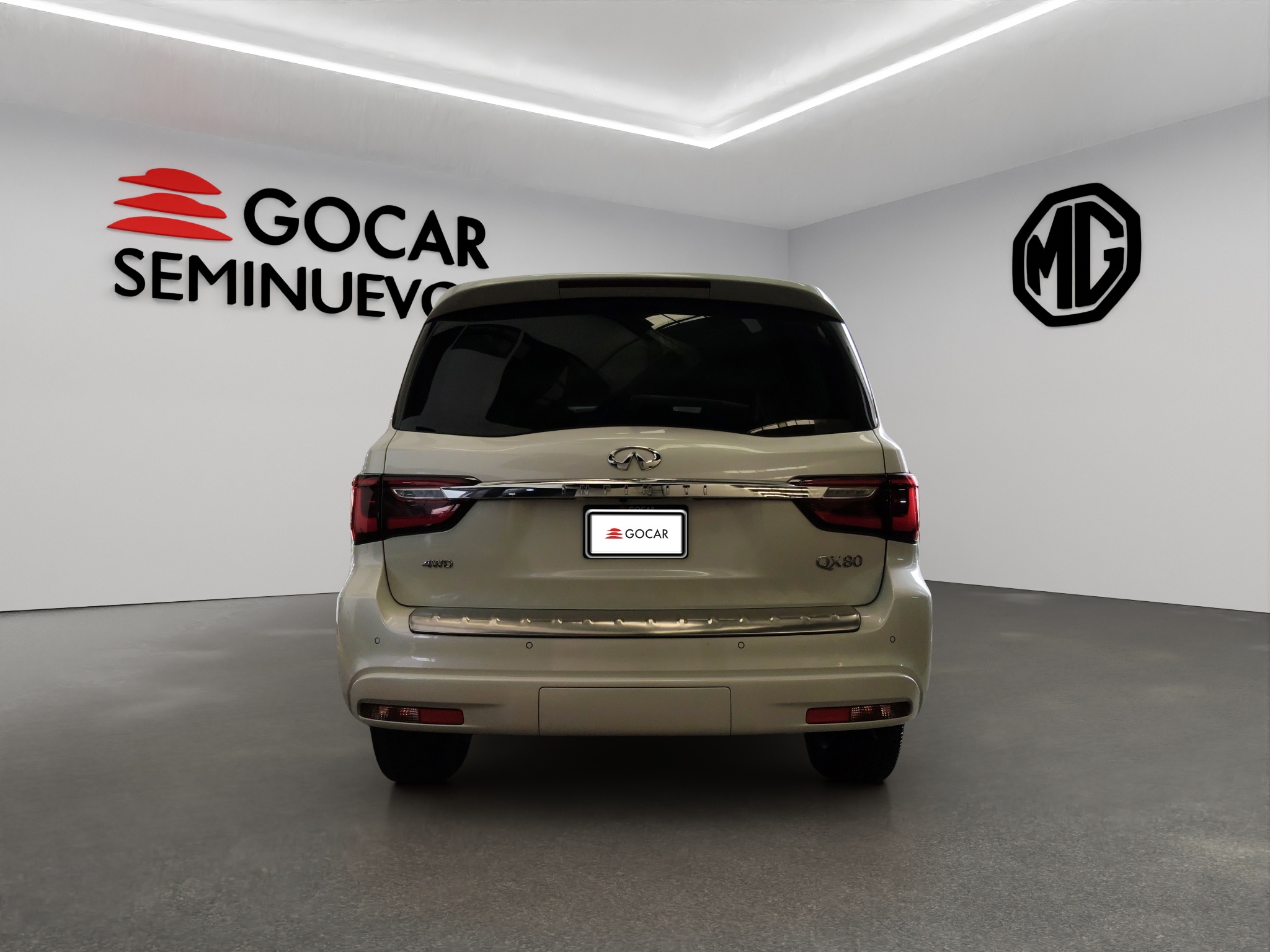 Infiniti QX80  4x4 5 pts. V8, TA, piel, QC, s. Bose, 7 y 8 pas., RA-22 (línea anterior) 2024