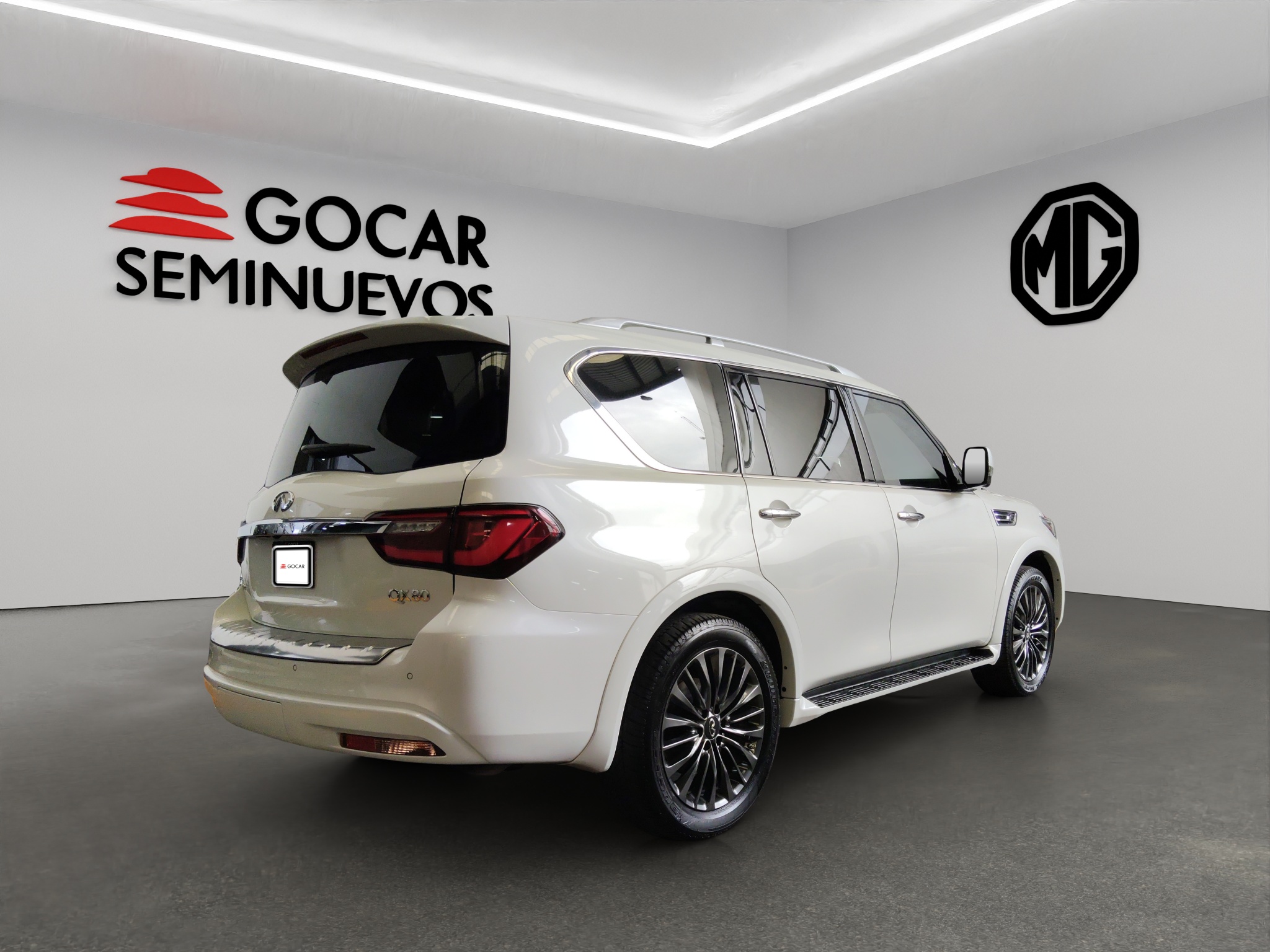 Infiniti QX80  4x4 5 pts. V8, TA, piel, QC, s. Bose, 7 y 8 pas., RA-22 (línea anterior) 2024