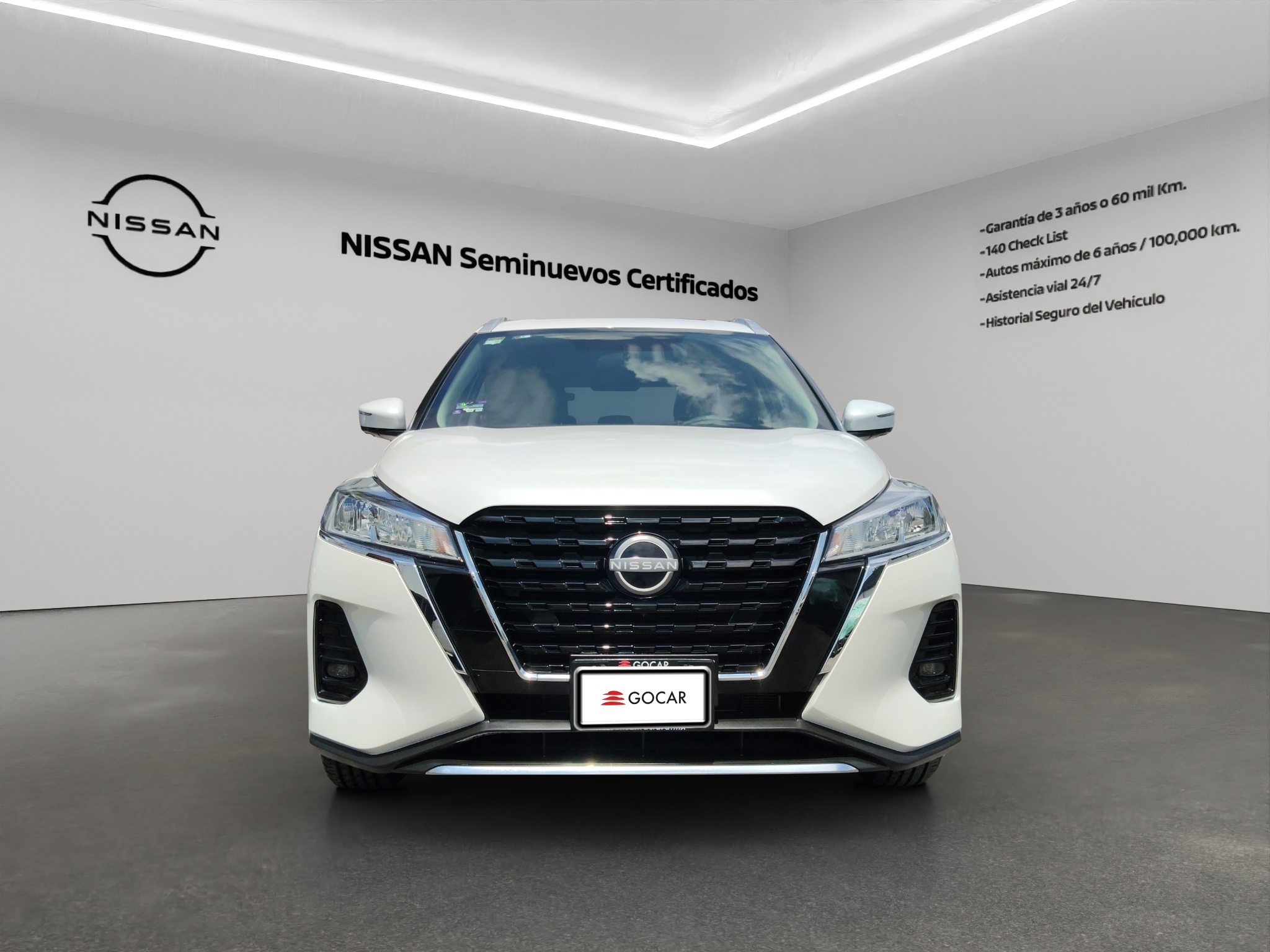 Nissan Kicks  5 pts. Exclusive, 1.6l, TA, a/ac. Aut., piel, GPS, RA-17 (línea anterior) 2024