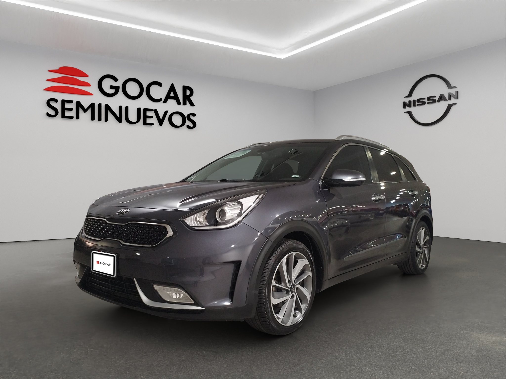 KIA Niro VUD 5 pts. EX, HEV, TA, a/ac., piel, QC, f. xenón, RA-18 2017