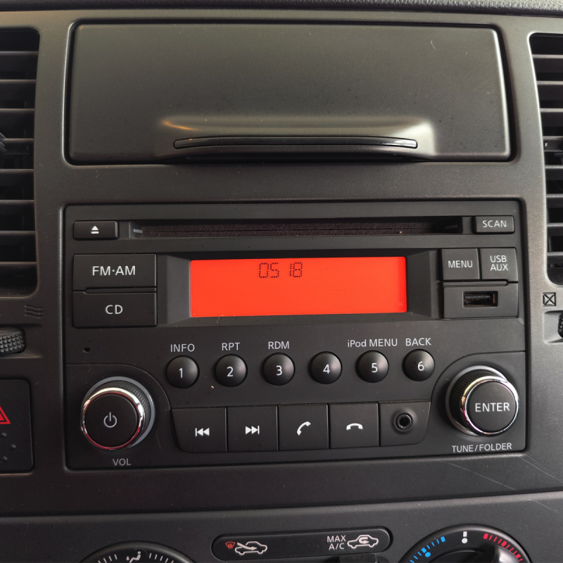 Nissan Tiida 4 pts. Sense, TM6, a/ac., CD, R-15 2018