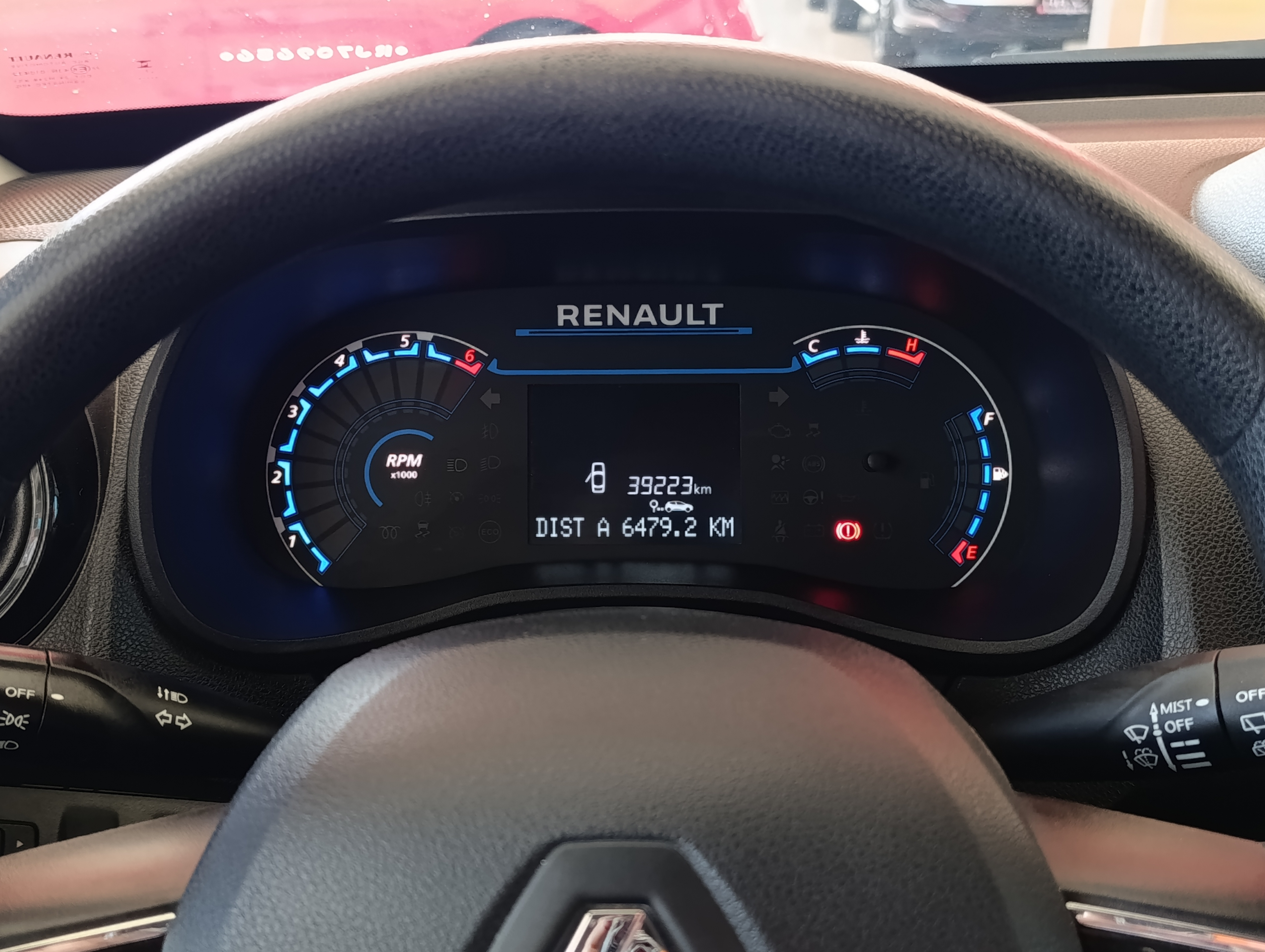 Renault Kwid Tablero 9
