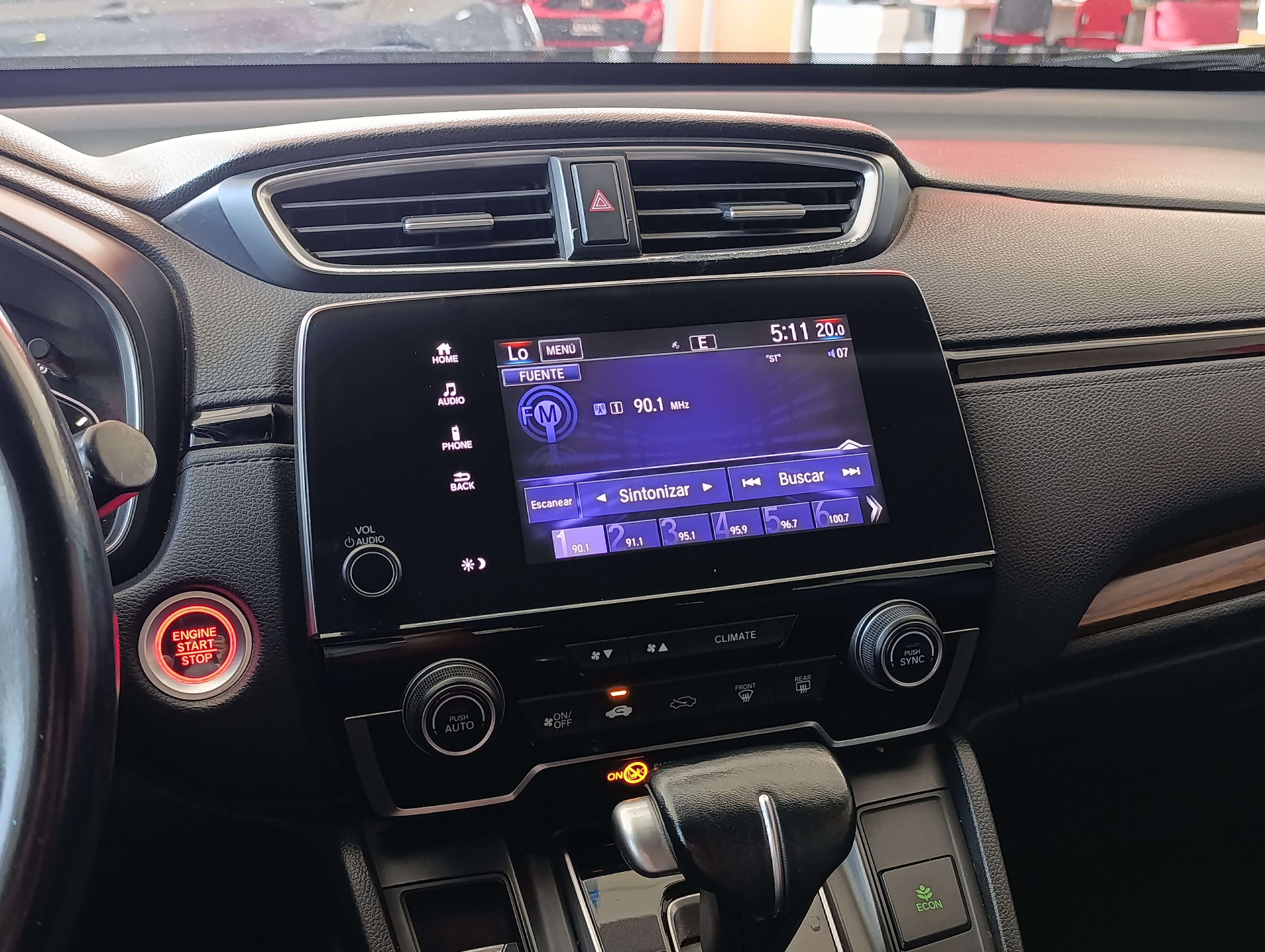Honda CR-V Tablero 10