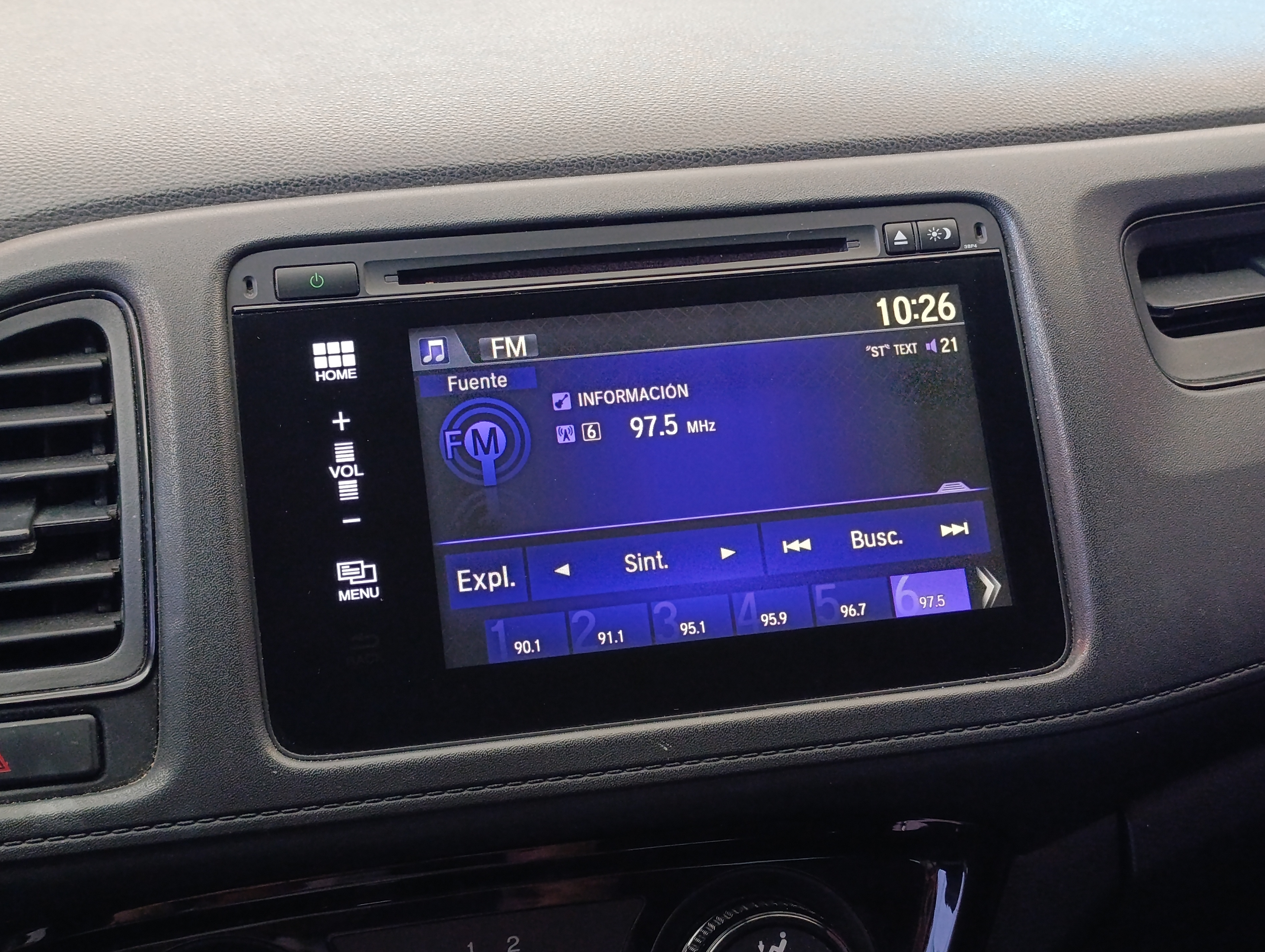 Honda HR-V Tablero 8