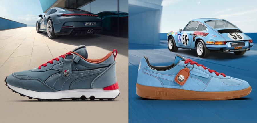 Porsche celebra el 60º aniversario del 911 con calzado deportivo de diseño retro y patrimonial.