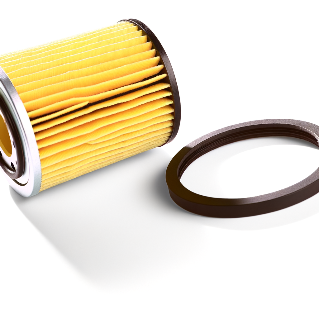 Elemento filtrante con junta para sistemas de lubricación de motor